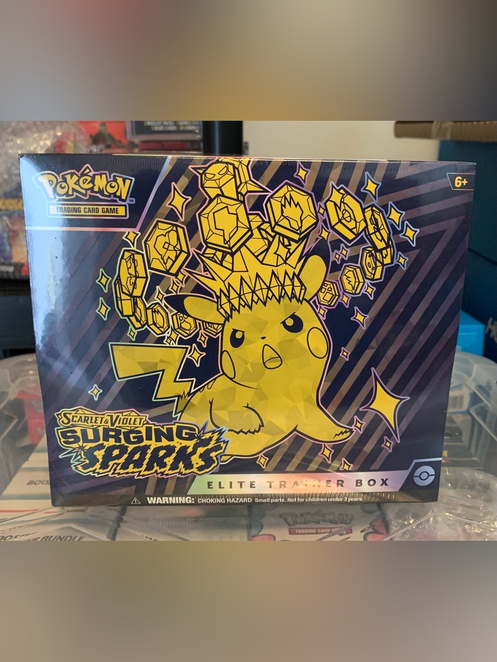 Pokémon Surging Sparks Elite Trainer Box ETB Sealed Pokemon TCG Scarlet & Violet